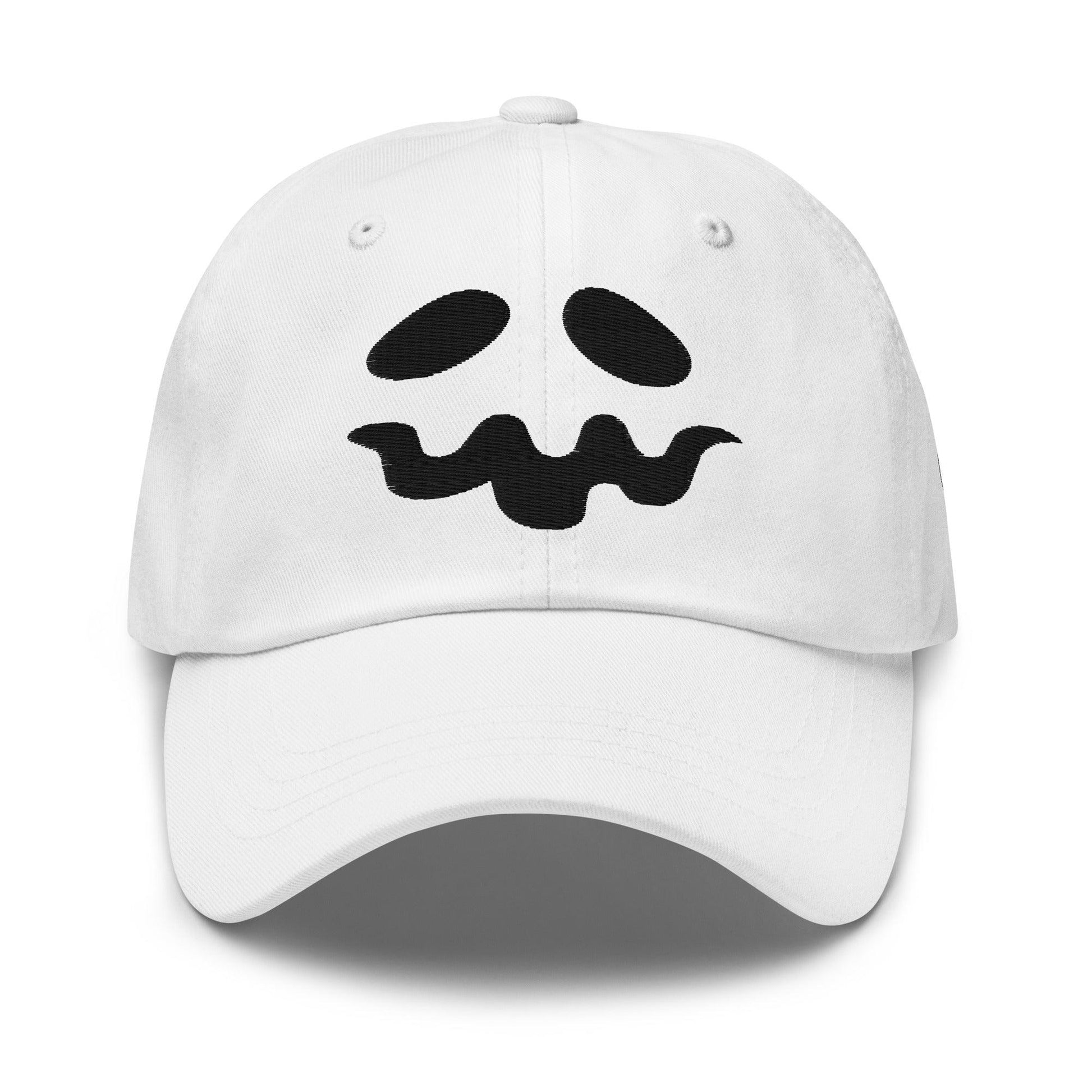 Donald Trump Ghost Halloween Dad Hat - White / Headwear