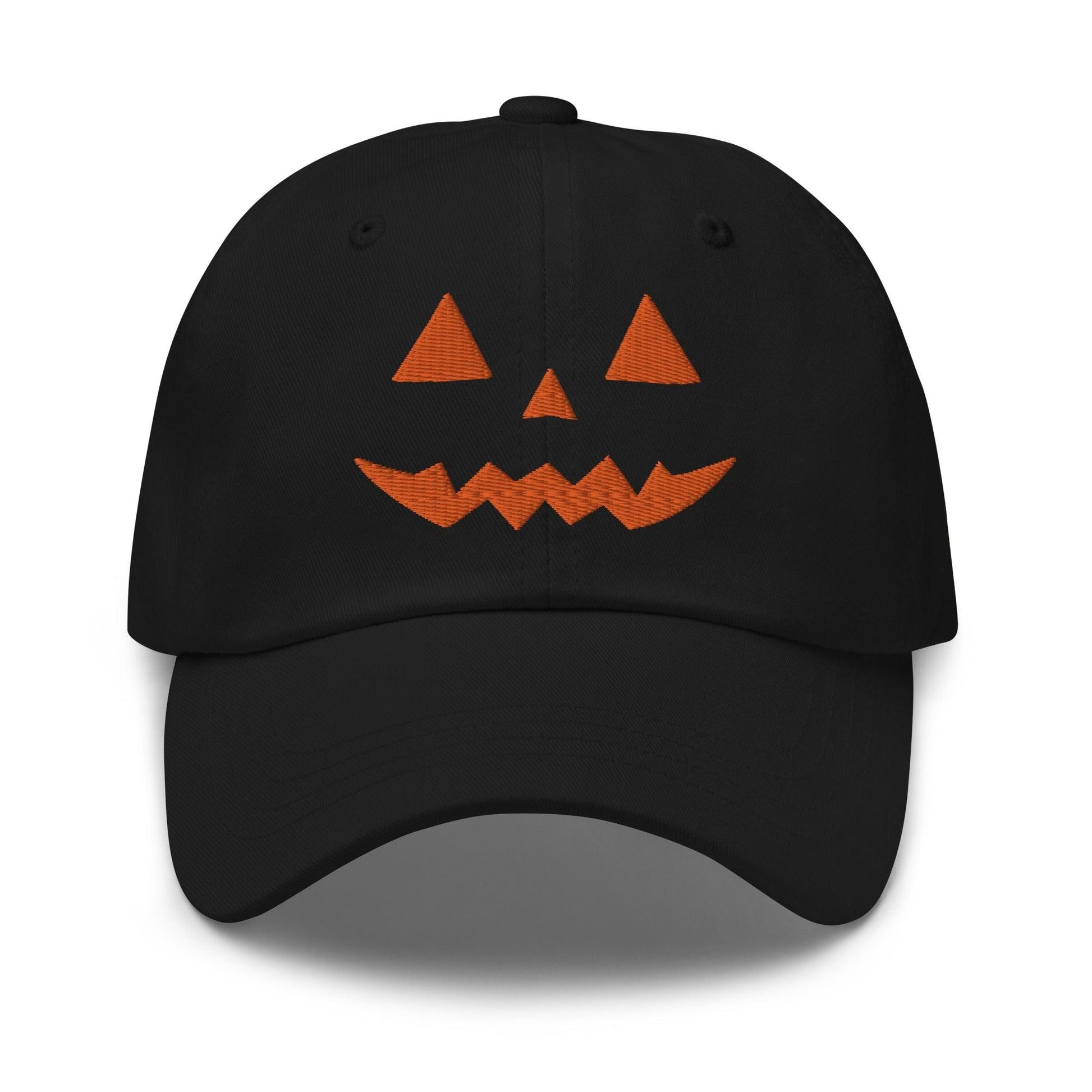 Donald Trump Jack-O’-Lantern Halloween Dad Hat - Black / only - Headwear