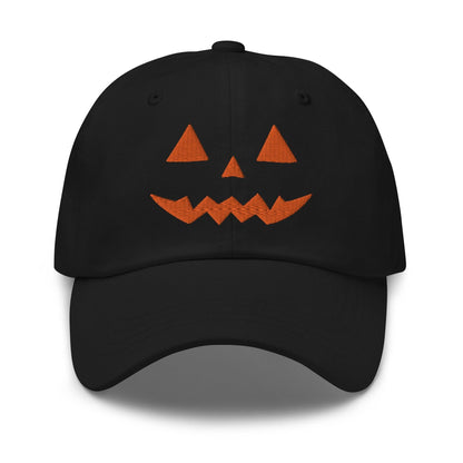 Donald Trump Jack-O’-Lantern Halloween Dad Hat - Black / only - Headwear