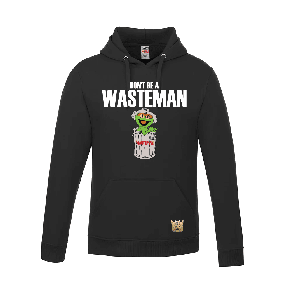 Don’t Be A Wasteman Pullover Hoodie - Black / XS - Hoodie