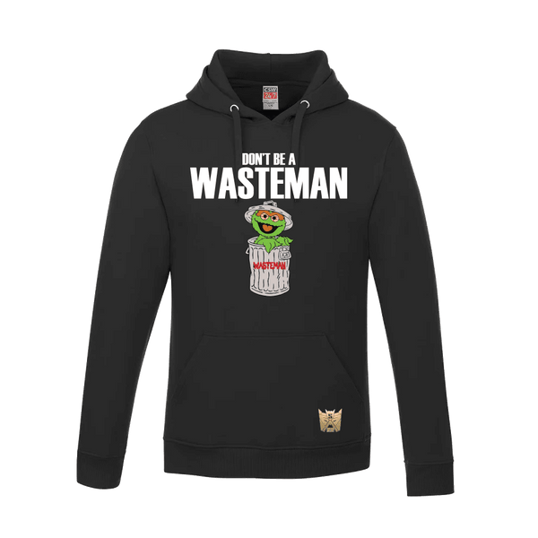 Don’t Be A Wasteman Pullover Hoodie - Black / XS - Hoodie