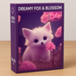🦊 Dreamy Fox & Blossom Puzzle – 1000 Pieces 20x30’’ - No - Puzzles