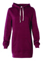 PRM65DRS - Midweight Special Blend Hooded Pullover Dress - Maroon / XS - HOODIES