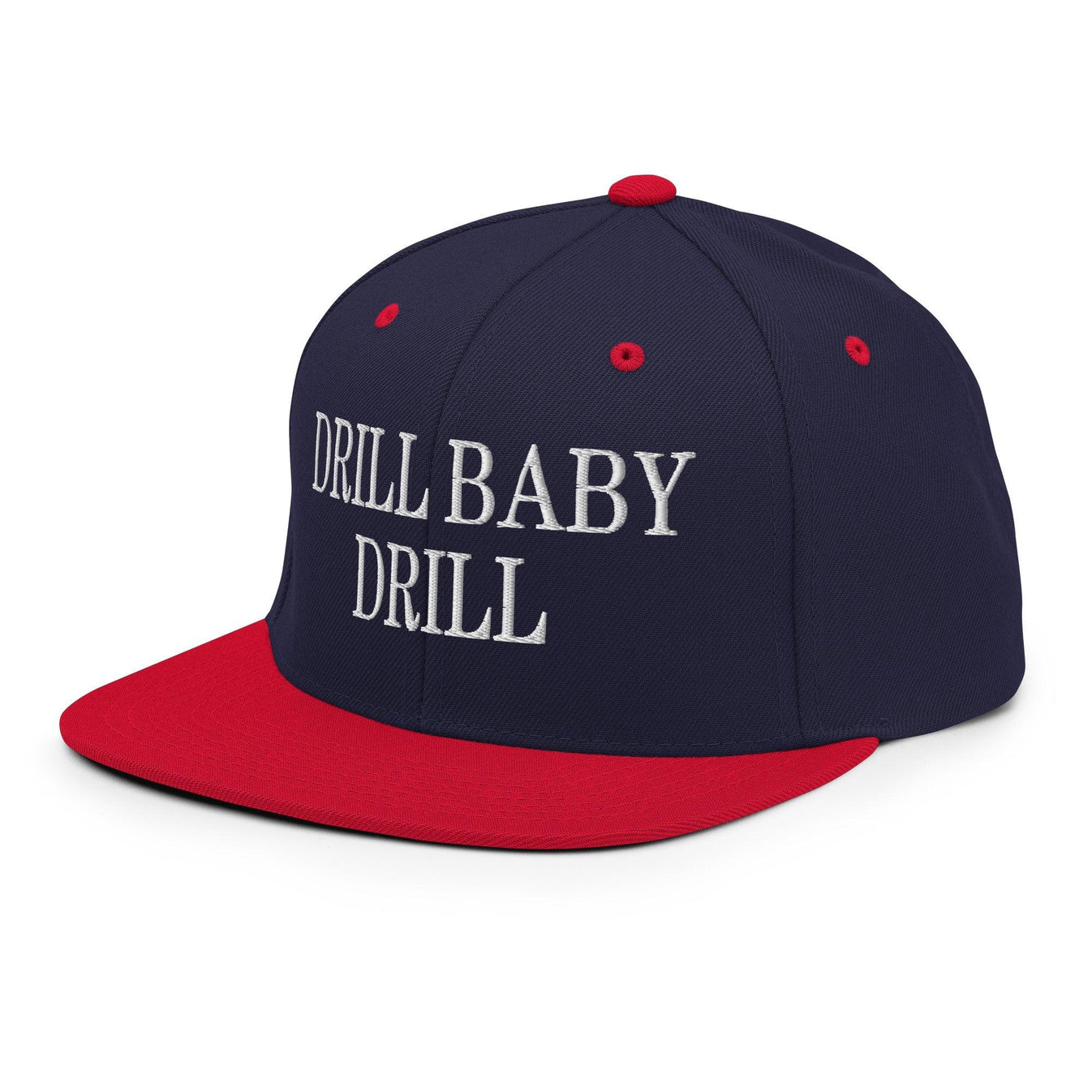 Drill Baby Flat Bill Brim Snapback Hat - Headwear