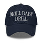 Drill Baby Golf Dad Hat - Navy - Headwear