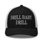 Drill Baby Retro Trucker Hat - Black/ White - Headwear