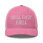 Drill Baby Retro Trucker Hat - Pink - Headwear