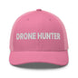 Drone Hunter Embroidered Mesh Trucker Hat - Pink