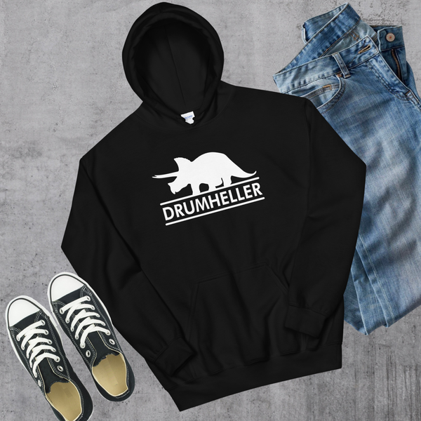 Drumheller Triceratops Hoodie - Black / S