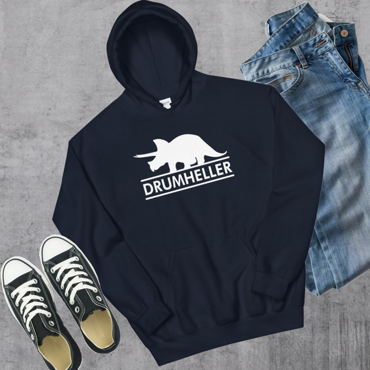 Drumheller Triceratops Hoodie - Navy / S