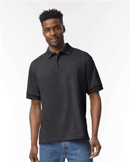 DryBlend® Jersey Polo - Dark Heather - Dark Heather / S