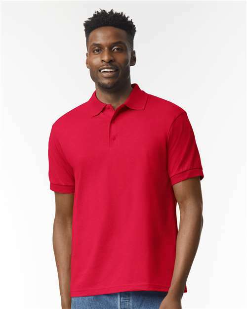 DryBlend® Jersey Polo - Red - Red / S