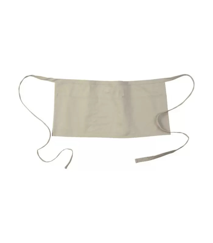 Durable Everyday Waist Apron with Soil Release and Multiple Pockets - Stone - Aprons