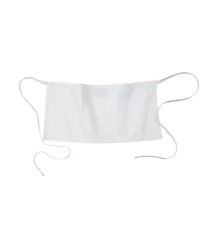 Durable Everyday Waist Apron with Soil Release and Multiple Pockets - White - Aprons