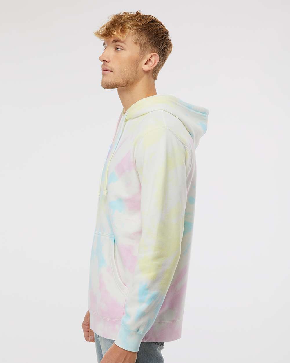 Independent Trading Co. Midweight Tie-Dyed Hooded Sweatshirt PRM4500TD