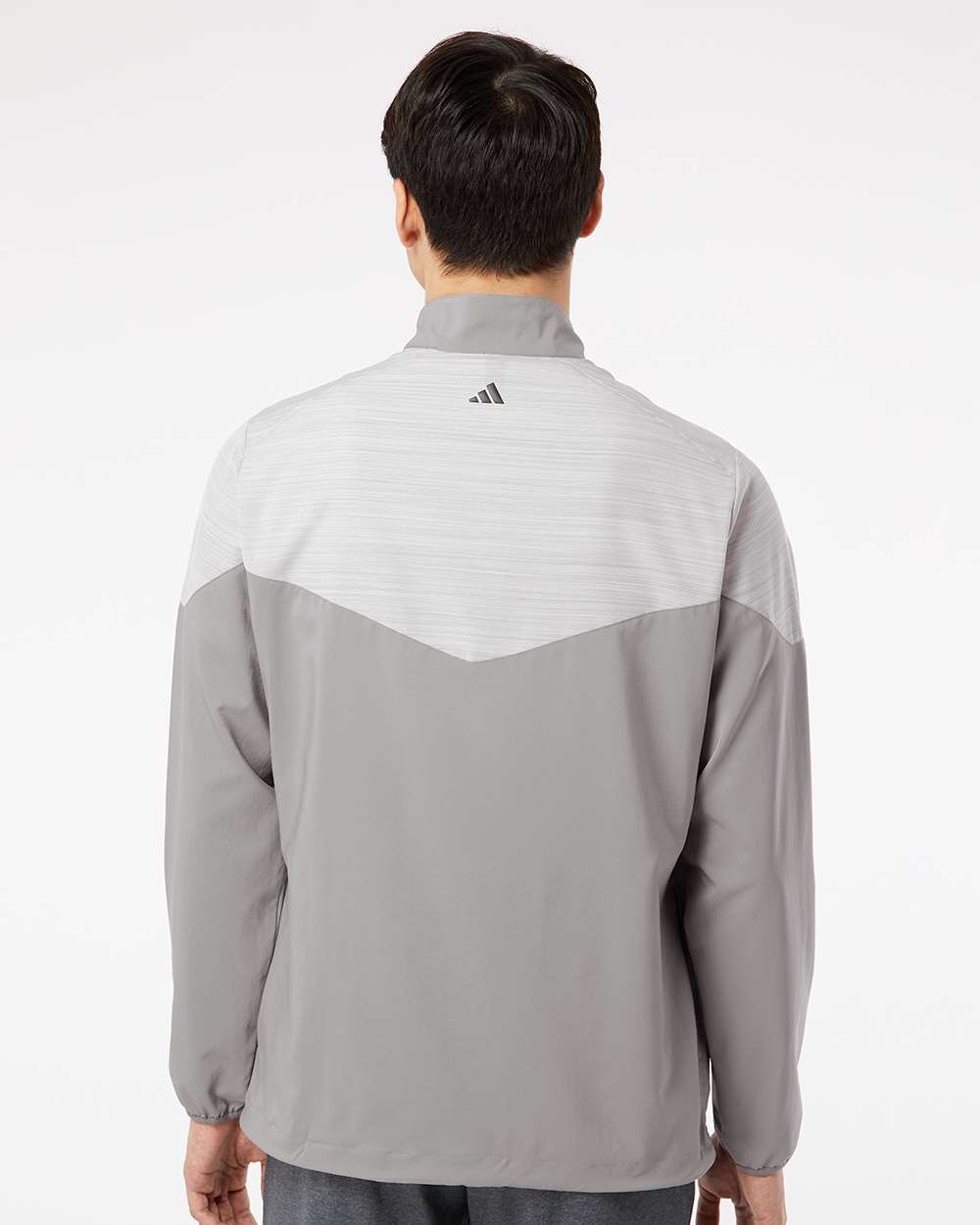 Adidas Heather Chevron Quarter-Zip Windshirt A546