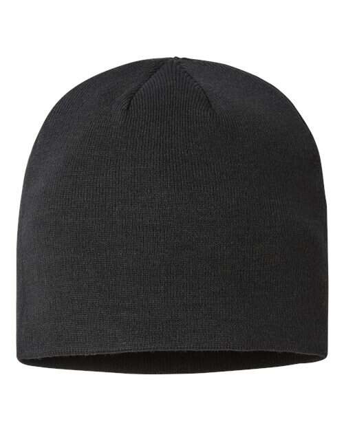 Eco beanie: canada made for custom apparel and screen printing needs zq90 - Black / One Size