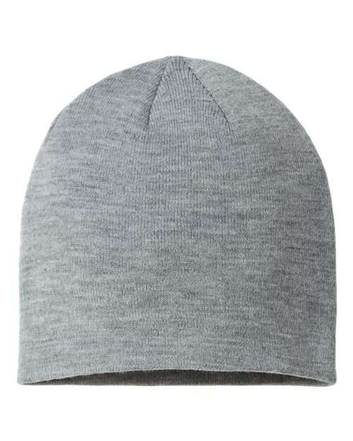 Eco beanie: canada made for custom apparel and screen printing needs zq90 - Light Grey Melange / One Size