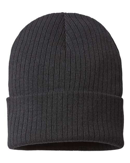 Eco beanie: unleash your style with custom apparel ca001 - Black / One Size