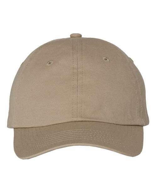 Eco-friendly dad hat: unleash your custom apparel vision! Perfect for live screen printing toronto - Khaki / Adjustable