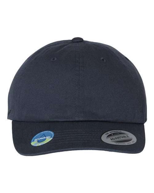 Ecowash dad hat: toronto live screen printing custom apparel ready! Hat-1 - Navy / Adjustable