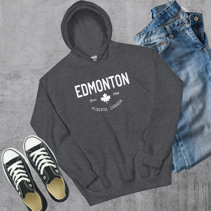 Edmonton Since 1904 Hoodie - Dark Heather / S