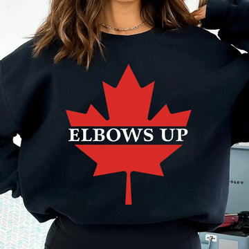 Elbows Up Canada T-Shirt - Navy / Small