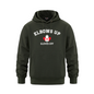 Elbows Up. Gloves Off. | 440GSM Heavyweight Canadian Hoodie – Water-Repellent Fleece - Green / Extra small