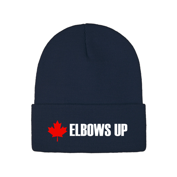 Elbows Up Beanie Toque – A Classic Canadian Statement