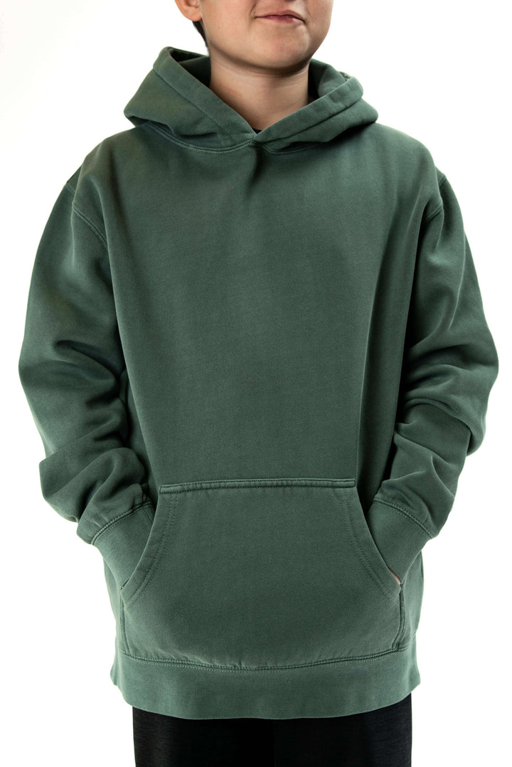 Elevate your style: custom apparel hoodie tor10 - Pigment Dye Alpine Green / XS - HOODIE