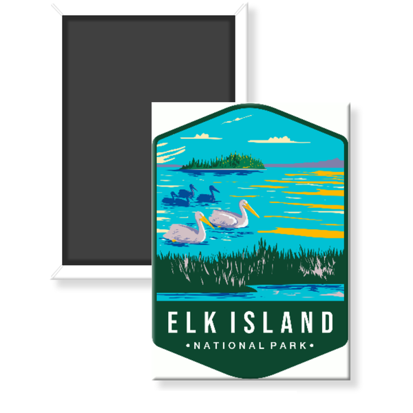 Elk Island National Park Magnet - magnet