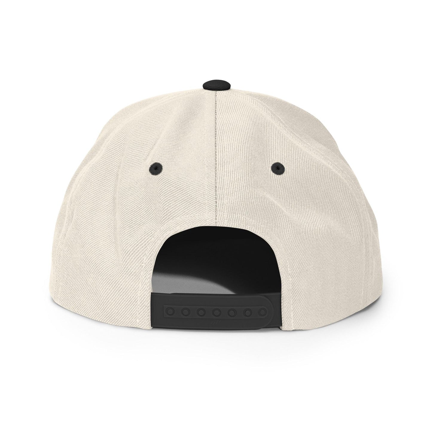 Enron Embroidered Flat Bill Brim Snapback Hat