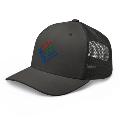 Enron Embroidered Mesh Trucker Hat