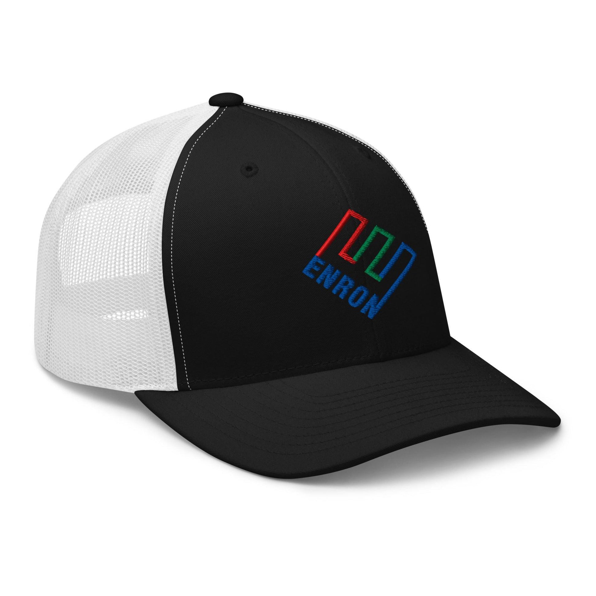 Enron Embroidered Mesh Trucker Hat