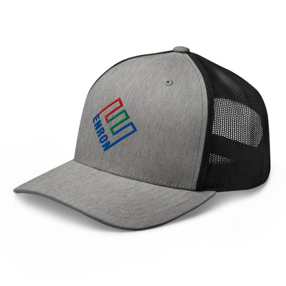 Enron Embroidered Mesh Trucker Hat