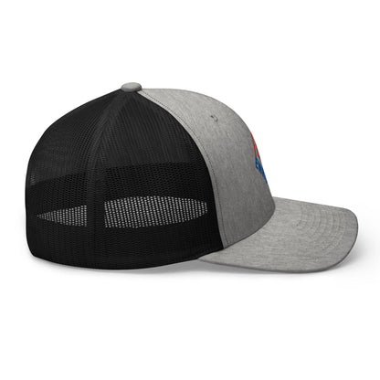Enron Embroidered Mesh Trucker Hat
