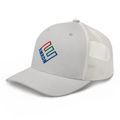 Enron Embroidered Mesh Trucker Hat
