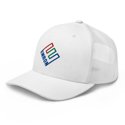 Enron Embroidered Mesh Trucker Hat