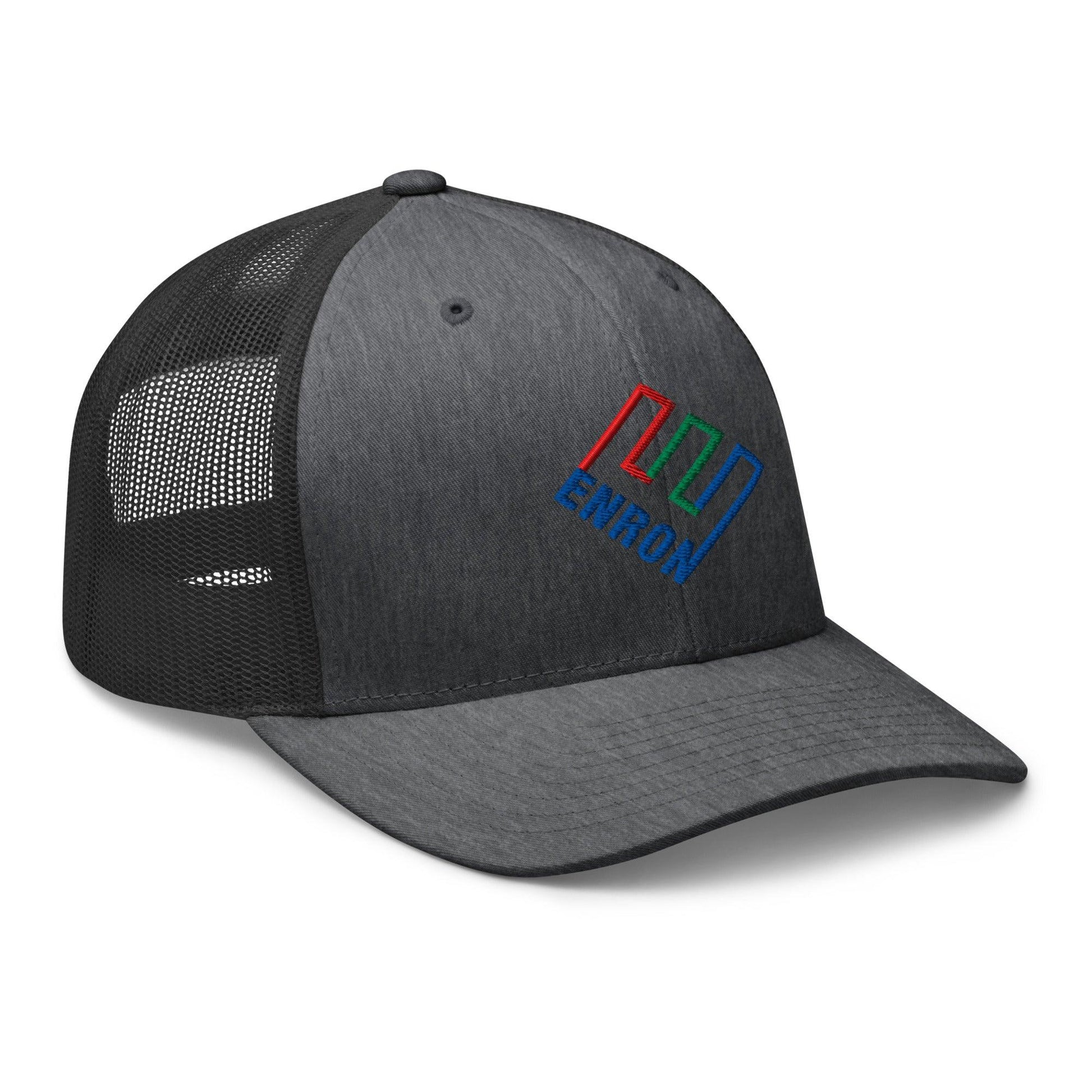 Enron Embroidered Mesh Trucker Hat