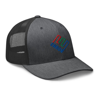 Enron Embroidered Mesh Trucker Hat