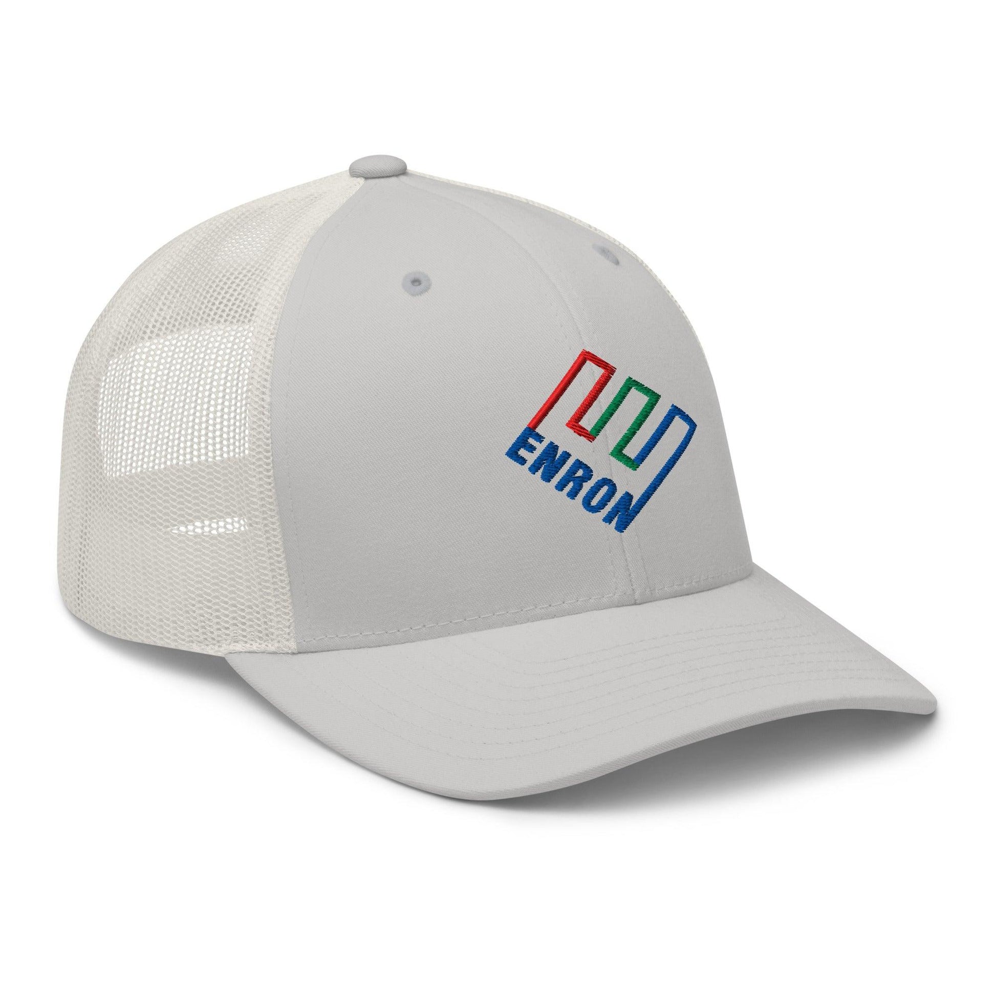 Enron Embroidered Mesh Trucker Hat