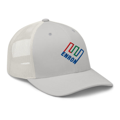 Enron Embroidered Mesh Trucker Hat