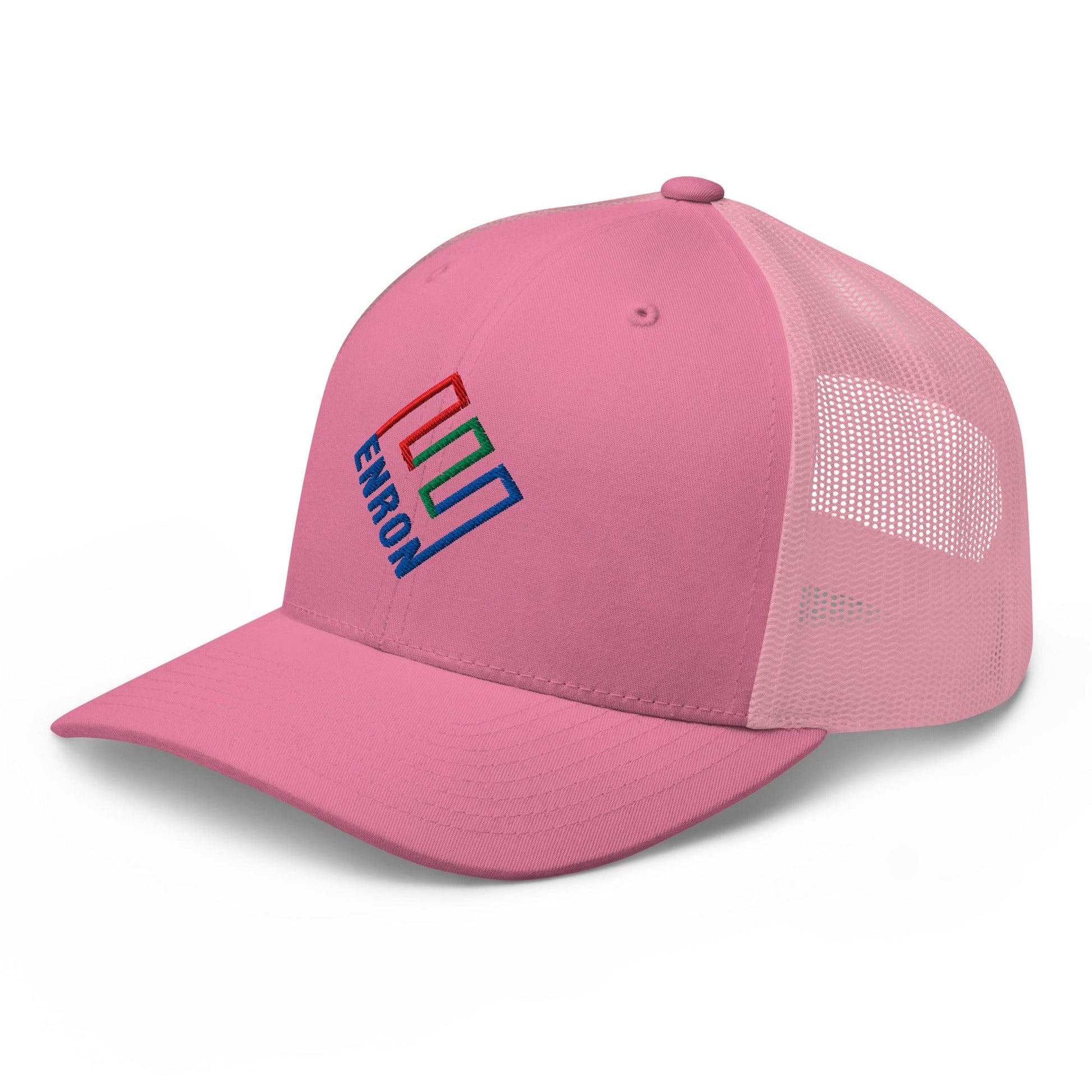 Enron Embroidered Mesh Trucker Hat