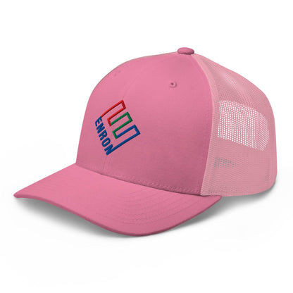 Enron Embroidered Mesh Trucker Hat