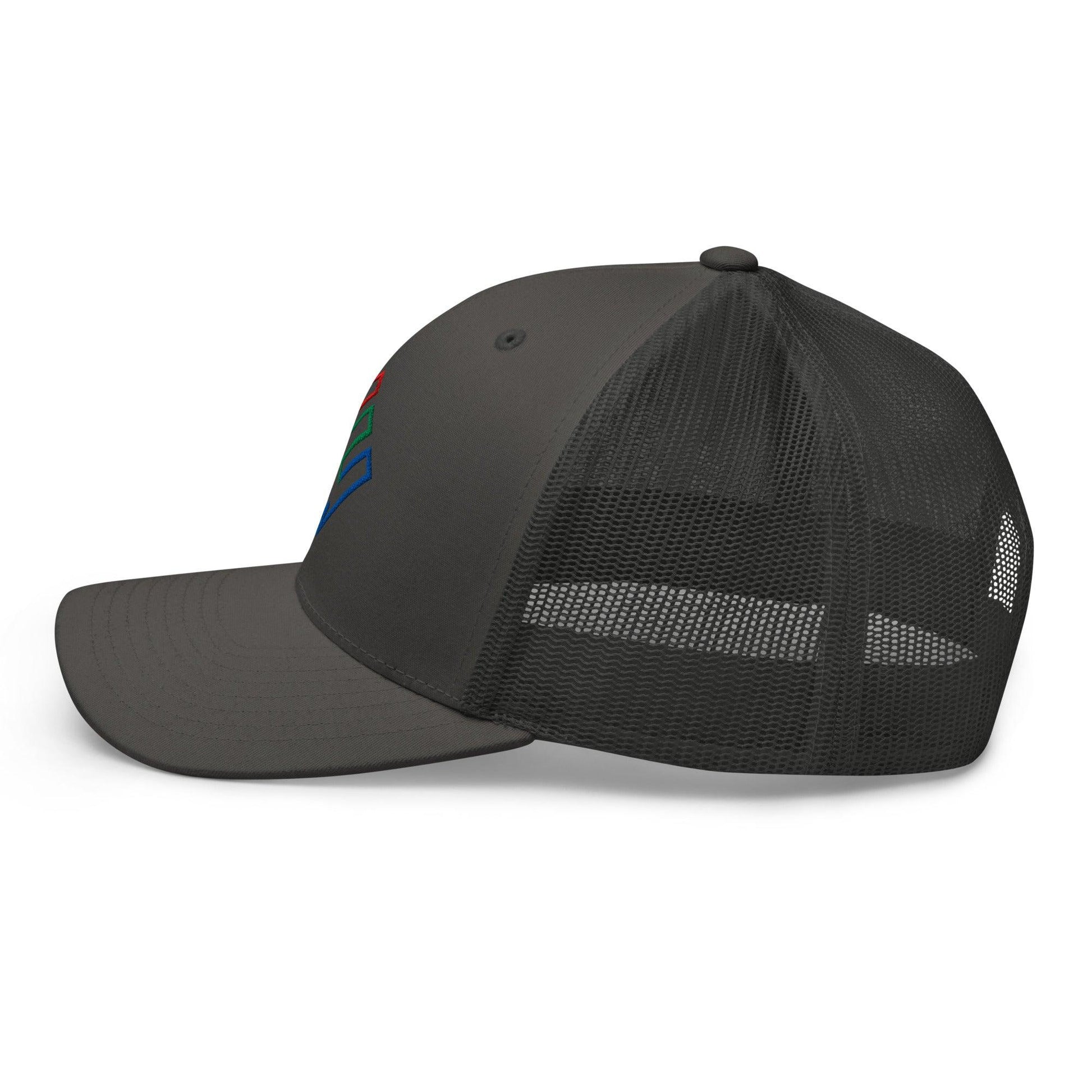 Enron Embroidered Mesh Trucker Hat