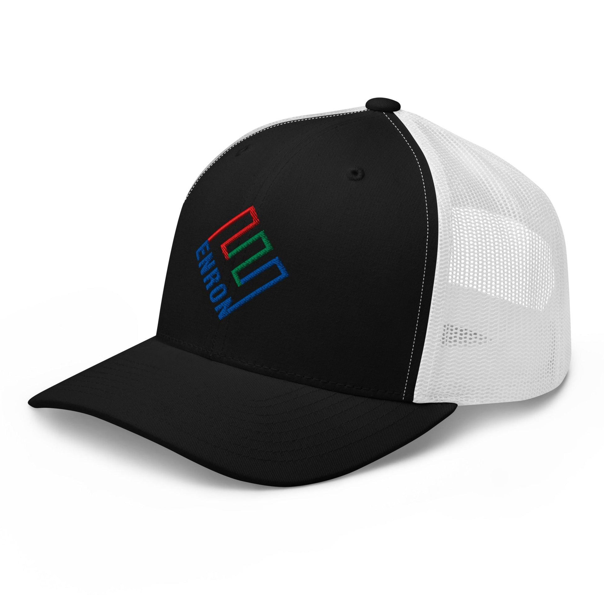 Enron Embroidered Mesh Trucker Hat