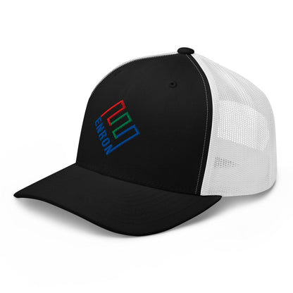 Enron Embroidered Mesh Trucker Hat