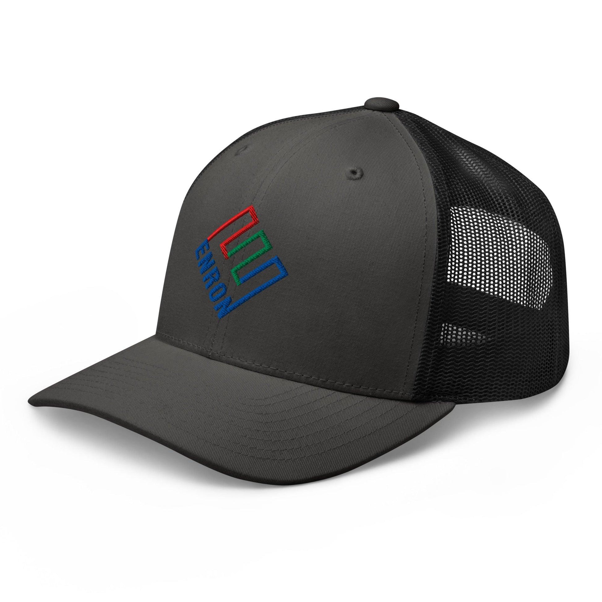 Enron Embroidered Mesh Trucker Hat