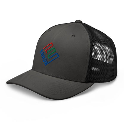 Enron Embroidered Mesh Trucker Hat