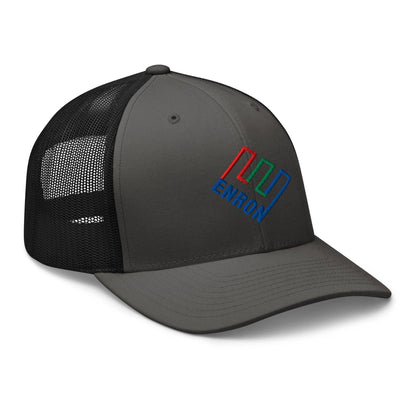 Enron Embroidered Mesh Trucker Hat